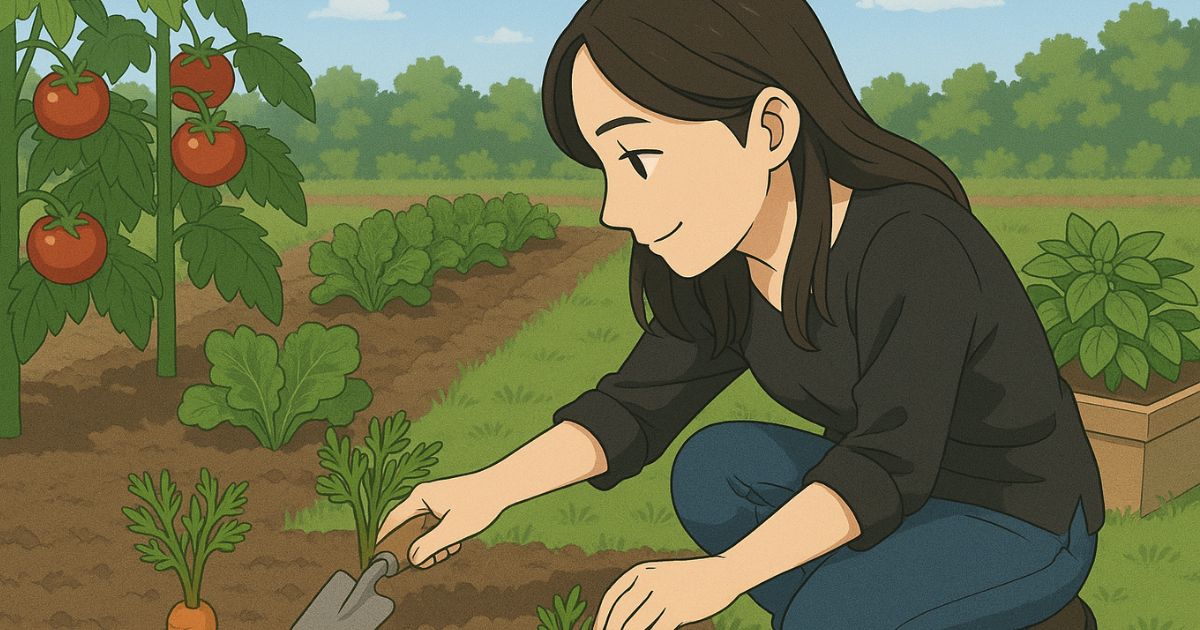 家庭菜園をしているtom