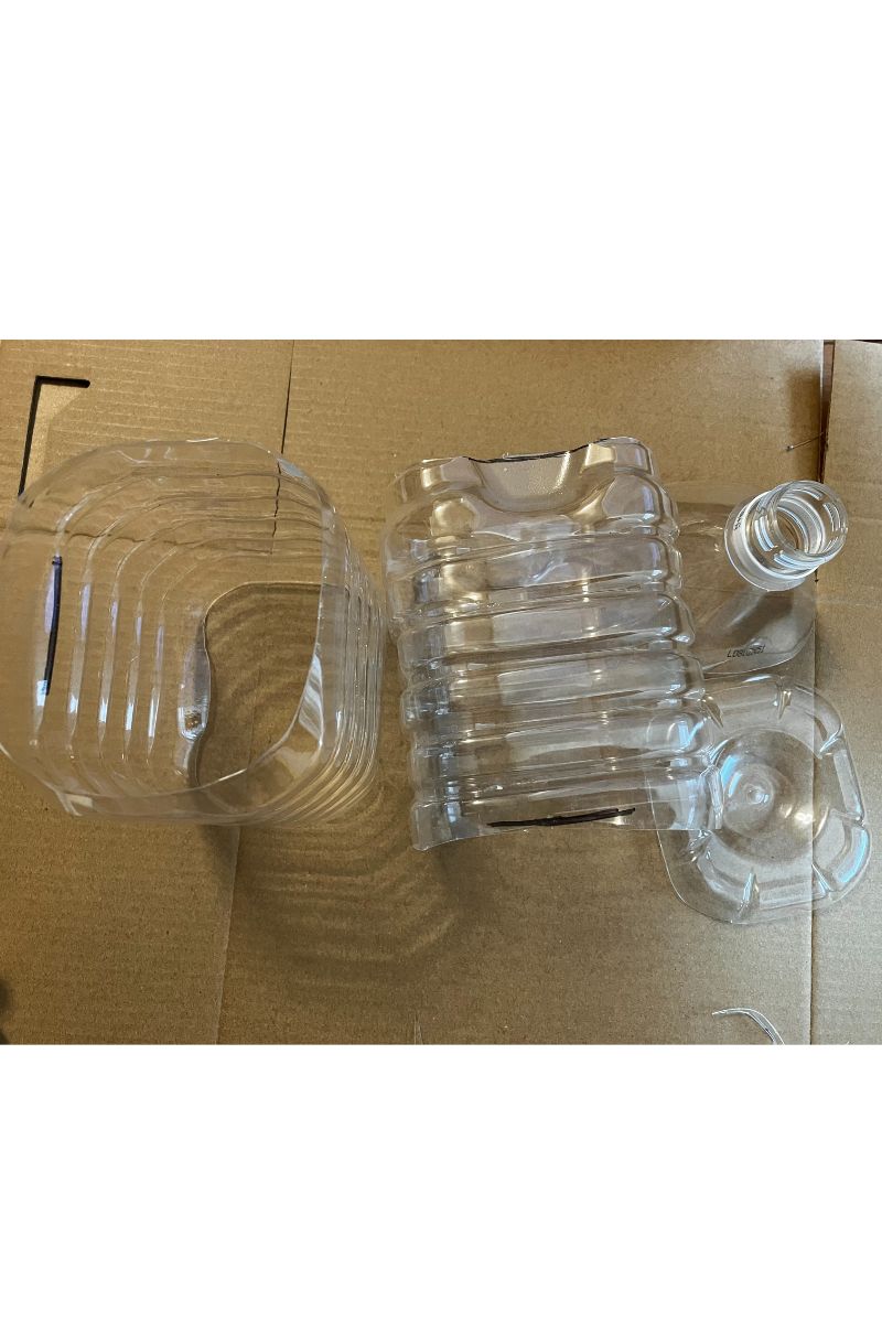 ペットボトルをスナップエンドウの冬越しのためにDIY